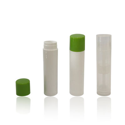 スクリップキャップ 白い散布 プラスチック リップバームチューブ 15*66mm 高耐久性