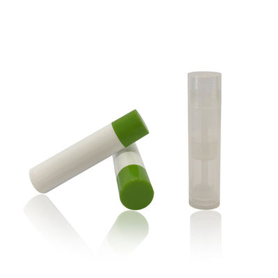 スクリップキャップ 白い散布 プラスチック リップバームチューブ 15*66mm 高耐久性