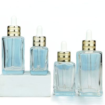 OEM ODM 50 Ml ガラスドロッパーボトル リサイクル可能な空きスキンケアボトル