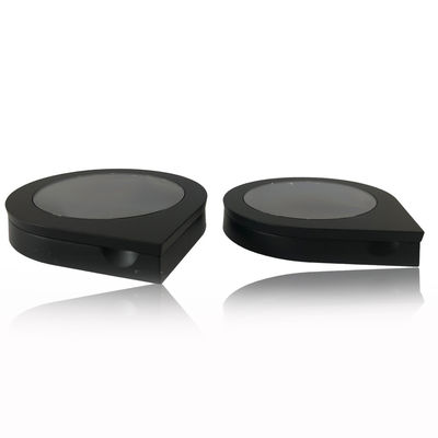 39mm/27mm パン 丸 空っぽ コンパクト 粉末 ケース 鏡 軽量