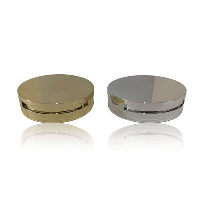 オーダーメイド ゴールド 空っぽ コンパクト 粉末ケース 59mm パンサイズ