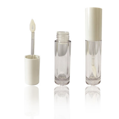 4ml ABS リップグロスの包装チューブ ブラシ付き 空のリップグロスの容器