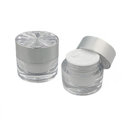 漏れ防止 ダイヤモンド アクリル化粧品 容器 皮膚ケアクリーム 30g/50g 小容器