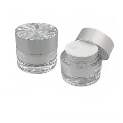 漏れ防止 ダイヤモンド アクリル化粧品 容器 皮膚ケアクリーム 30g/50g 小容器