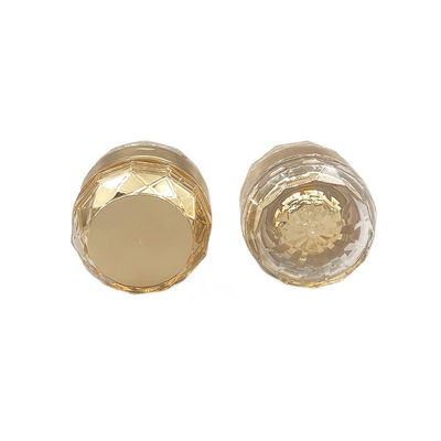 パーソナライズ可能な 50g アクリル化粧品瓶 ダイヤモンドの瓶 デザイン 皮膚ケアクリーム容器