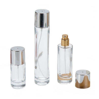 透明ガラス 基礎 ボトル スクリューキャップ 100ml 丸い形 シンプルなデザイン