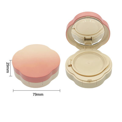 SPF 30 透明な再利用可能な化粧品パッケージ付き,再充填可能な空きクッションファウンデーションケース