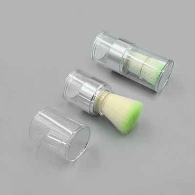 持続可能なカスタムロゴ粉末アプリケーションのための15g Twist Open Clear Loose Powder Case